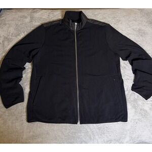 Theory Rolenn  Men's Size XL Black  Full Zip Jacket 18% wool